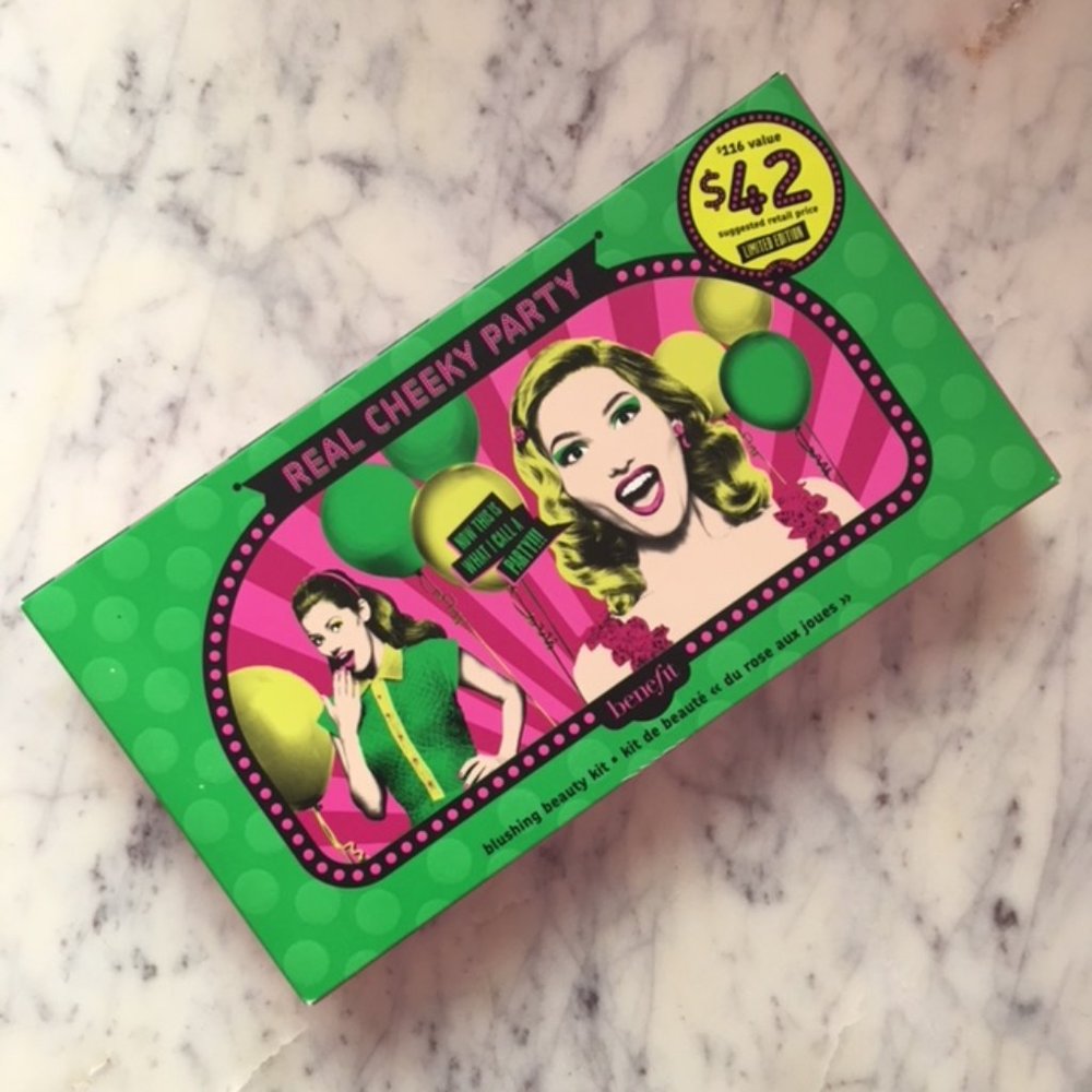 New! Benefit Real Cheeky Party Box Blush Palette